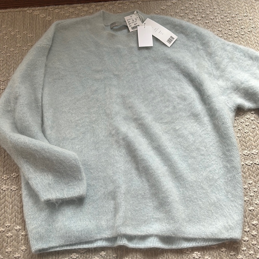 VINCE ‘OVERSIZED FUNNEL NECK PULLOVER SWEATSHIRT’